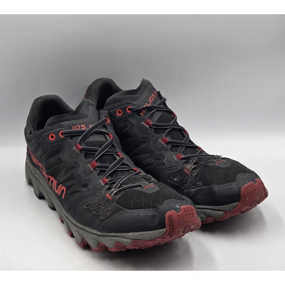 La Sportiva Helios III 2097-C Trail Running Shoes Black Red Men's 13